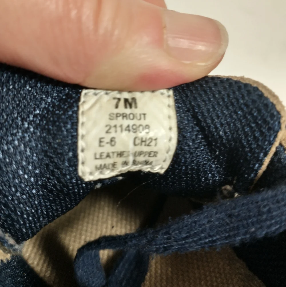 2 Stride‎ Rite Sprout Leather And Suede Sneakers, Size 7 And 7.5, Built To Last
